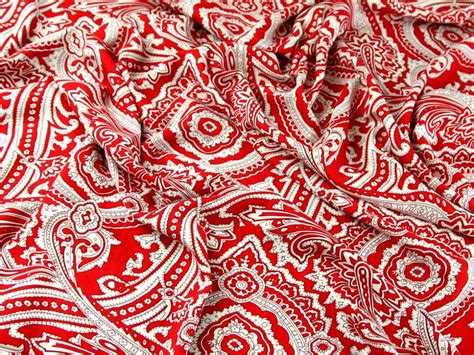 Decorative Print Viscose Twill Dress Fabric | Fabric | Dress Fabrics | Minerva Crafts | Fabric ...