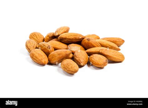 almond nuts isolated Stock Photo - Alamy