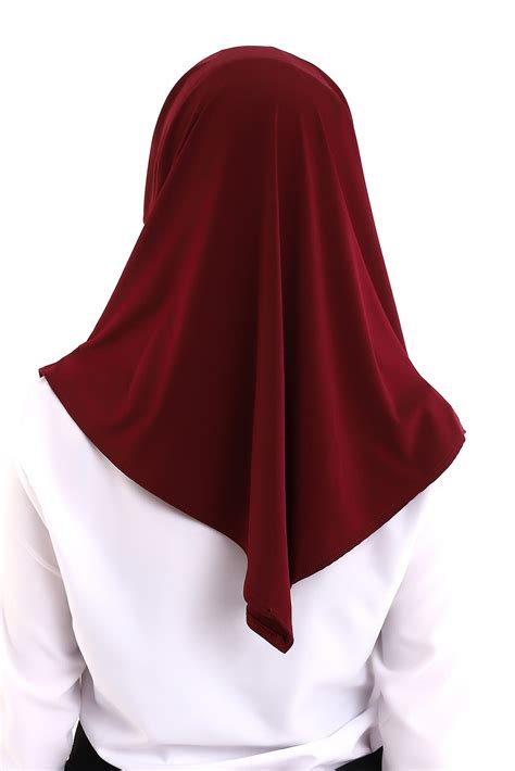 Adult Practical Scarf Claret Red Color