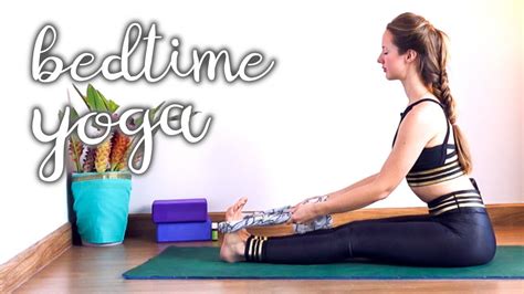 Yoga For Bedtime - Beginners Relaxing Sequence to help Sleep - YouTube