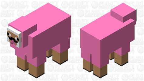 Pink sheep Minecraft Mob Skin