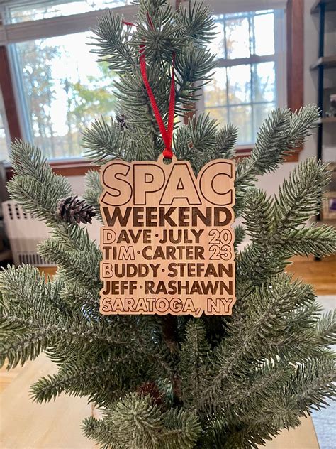 SPAC Weekend 2023 Wood Ornament – DMSC Designs