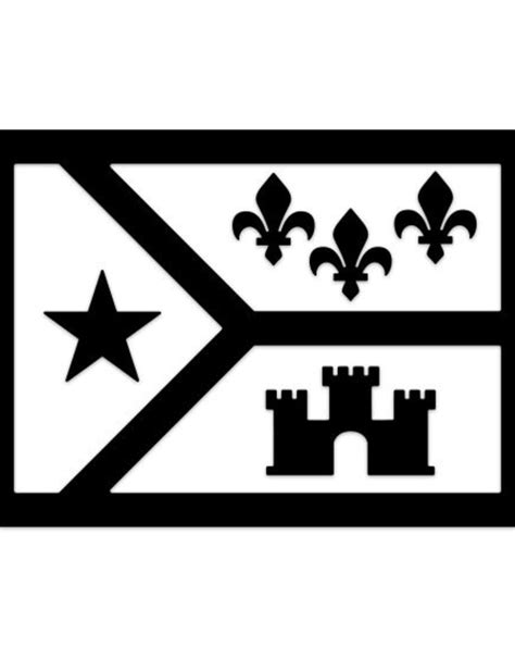 Acadiana Flag Icon Decal - Parish Ink