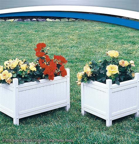 High Quality Vinyl Planter Boxes - Superior Plastic Products