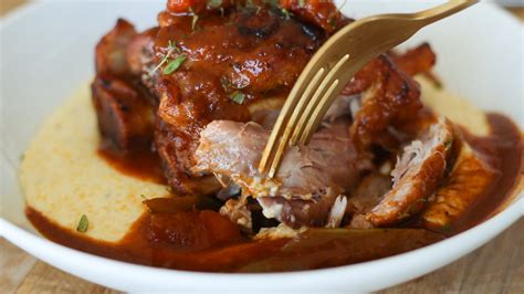 Sous Vide Beer-Braised Pork Shank