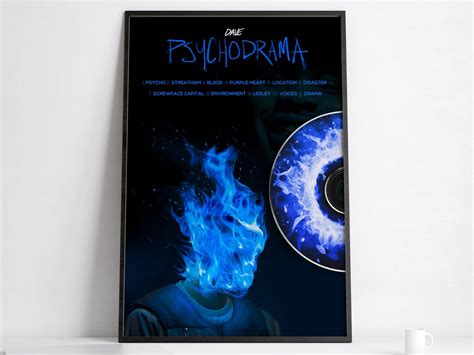 Dave Psychodrama Album Poster Print Santan Dave Fan Gift - Etsy