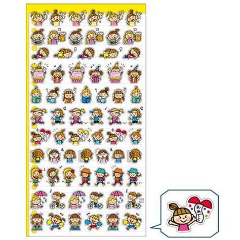 cute kawaii lady eating lying down people stickers by Mind Wave - modeS4u