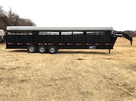 2016 Gooseneck 32' Livestock Trailer | Flatbed Equipment and Utility ...