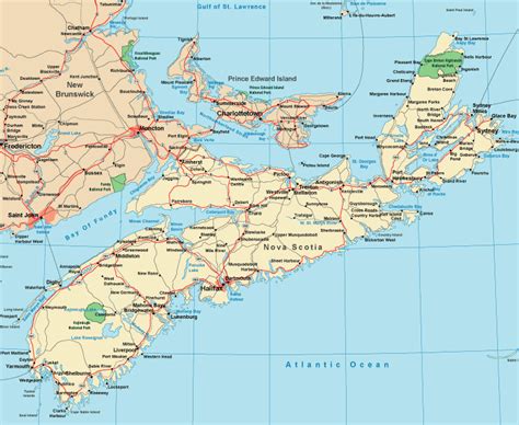 Online Map of Nova Scotia