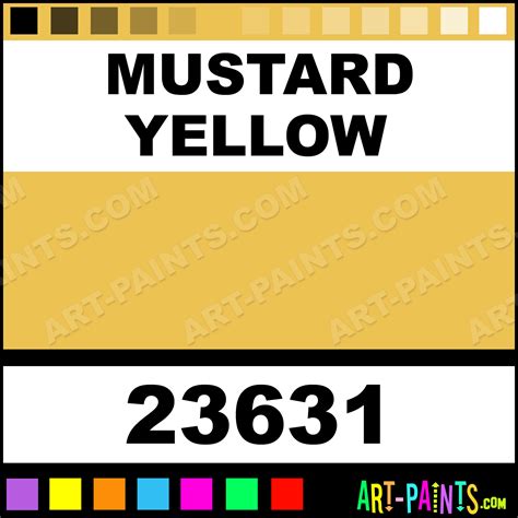 Mustard Yellow Artist Acrylic Paints - 23631 - Mustard Yellow Paint ...