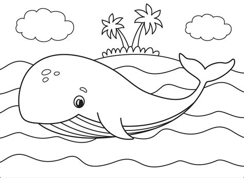 Perfect Whale coloring page - Download, Print or Color Online for Free