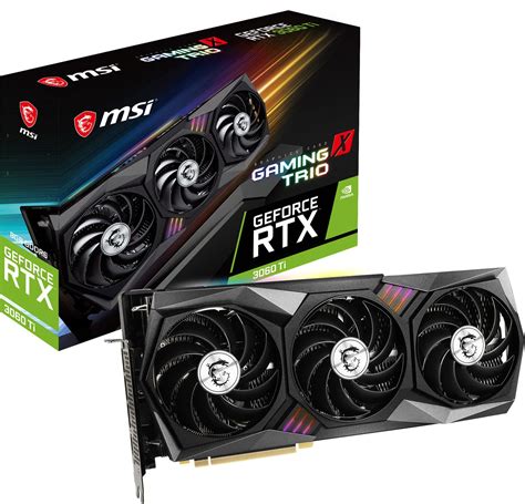 MSI GeForce RTX 3060 Ti GAMING X TRIO 8GB OC GPU - RTX 3060 Ti GAMING X ...