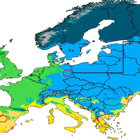 Climate zones in Europe (Adapted from (Beck et al., 2018)). | Download ...