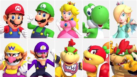 Mario Party Star Rush All Characters - fasradventures