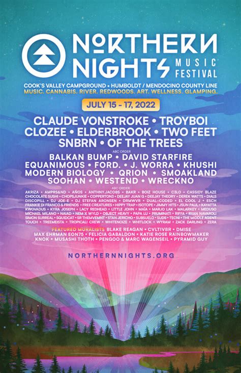 Lineup - Northern Nights California Music Festival 2025