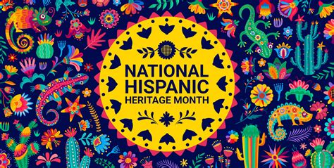 National hispanic heritage banner with lizards 29694770 Vector Art at ...