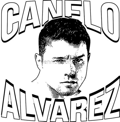 Canelo Alvarez Digital Art: Stickers | Redbubble