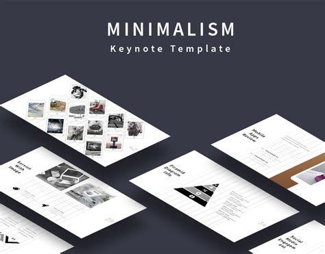 Minimalism - Keynote template #76151 - TemplateMonster