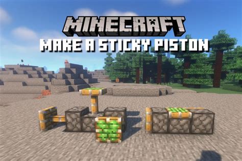 How to Make a Sticky Piston in Minecraft [Easiest Guide] | Beebom