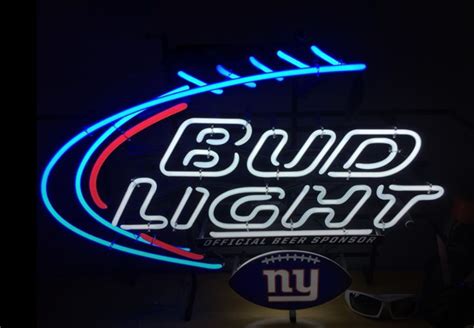 Bud Light New York Giants Sports Neon Sign Neon Light – DIY Neon Signs