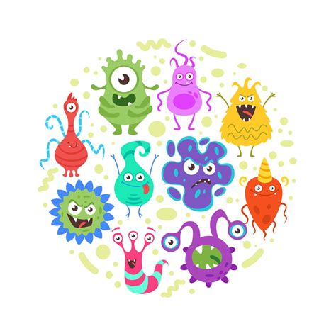 Dibujos De Bacterias