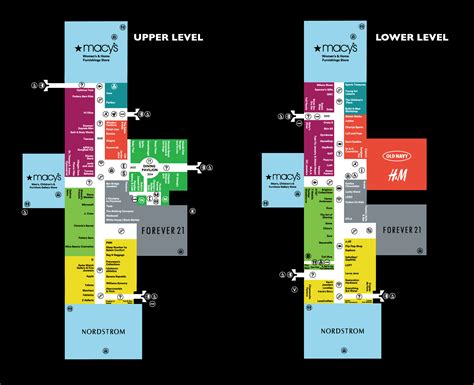 Mall Map of The Shops at Mission Viejo, a Simon Mall - Mission Viejo, CA