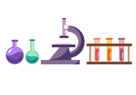 illustration of laboratory equipment on a chemistry theme 3806961 Vector Art at Vecteezy