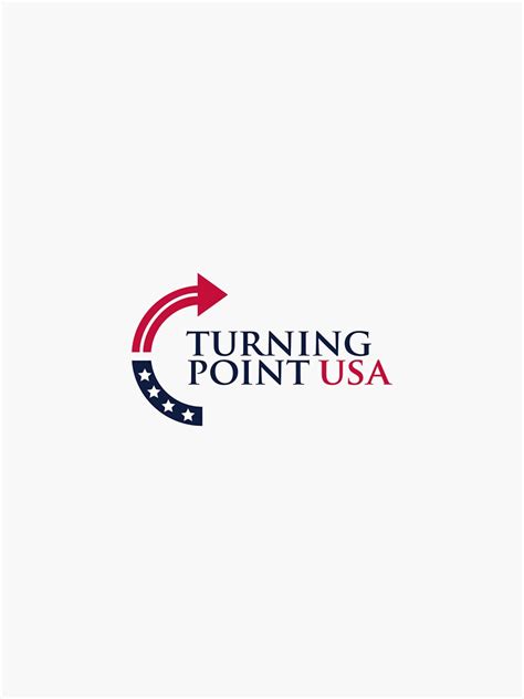 "Turning Point USA" Sticker by taylorrsheetss | Redbubble