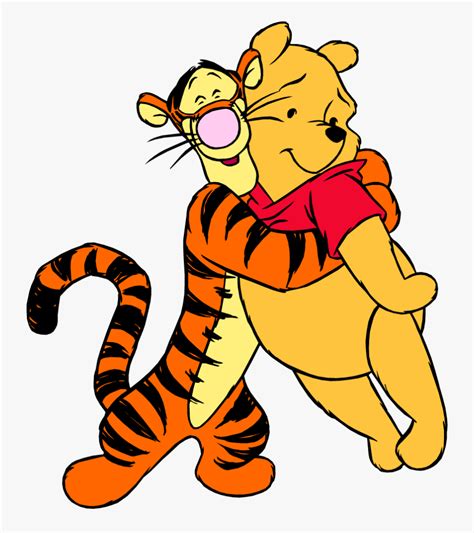 Winnie The Pooh And Tigger Hugging , Png Download - Winnie The Pooh And Tigger Hugging , Free ...