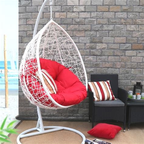 Baner Baner Garden X35 Oval Egg Hanging Patio Lounge Chair Porch Swing ...