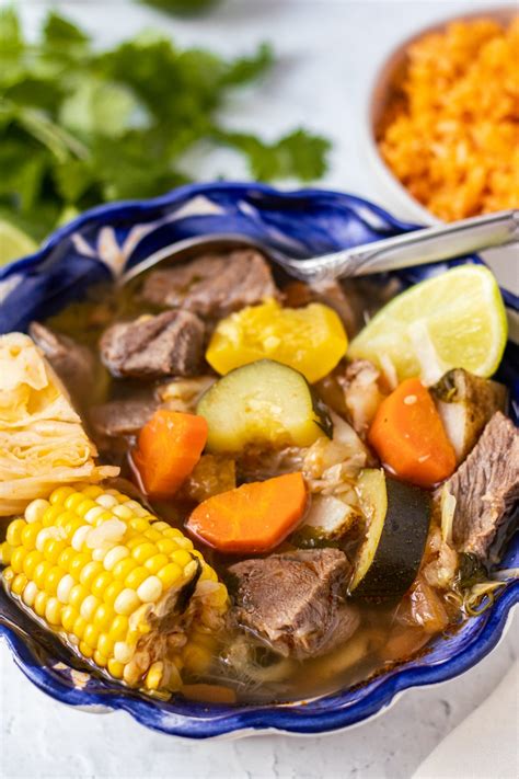 Caldo de Res (Mexican Beef Soup) - Dash of Color and Spice