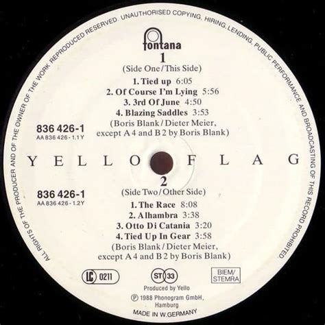 Yello ‎– Flag LP