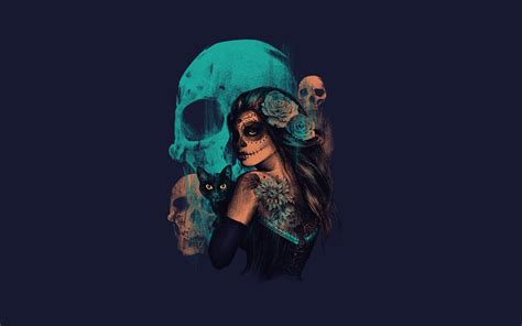 HD Sugar Skull Wallpaper - WallpaperSafari