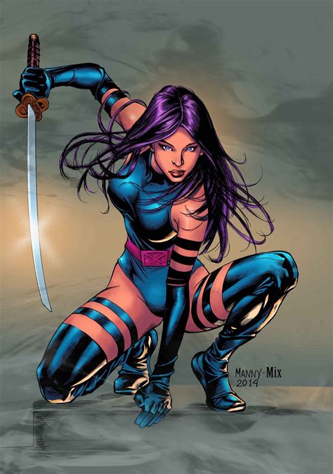 Psylocke by Michele Nogueira * | Marvel comics art, Comic art ...