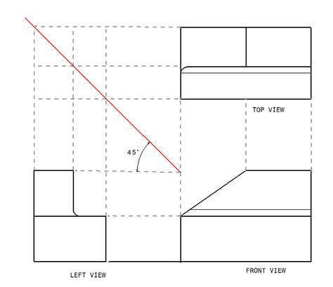 3rd Angle Projection | TECHNIA