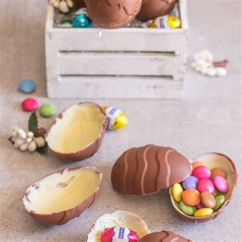 Homemade Double Chocolate Easter Eggs Recipe - An Italian in my Kitchen