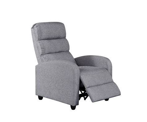 Luxury Fabric Recliner Chair - Grey - Seatscape