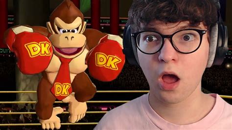Fighting Donkey Kong in Punch Out - YouTube