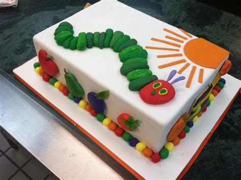 Cute Very Hungry Caterpillar Cake - Between The Pages Blog