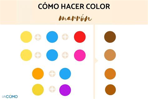 Cómo hacer color marrón - Conoce las mezclas para hacer diferentes tonalidades