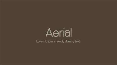 Aerial Font : Download Free for Desktop & Webfont