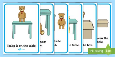 Prepositions Display Posters - English Learning Resources