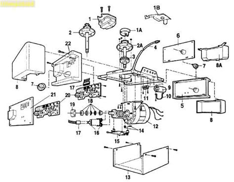 Liftmaster Garage Door Opener Parts Diagram | Reviewmotors.co