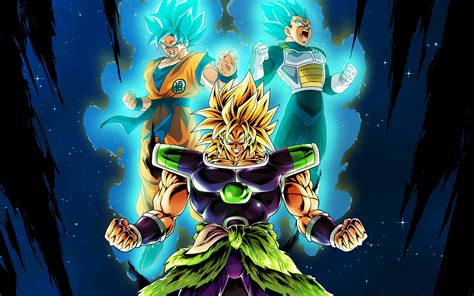 🔥 Free download Broly Vegeta Goku Dragon Ball Super Broly 4K Wallpaper ...