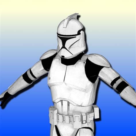 Clone Trooper Phase 1 Armor Templates Foam - Etsy