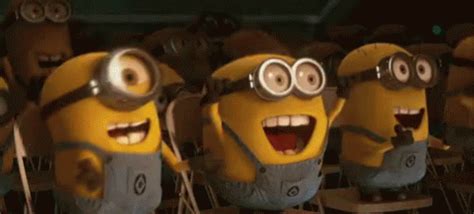 Excited Minions GIF - Excited Minions DespicableMe - Discover & Share GIFs