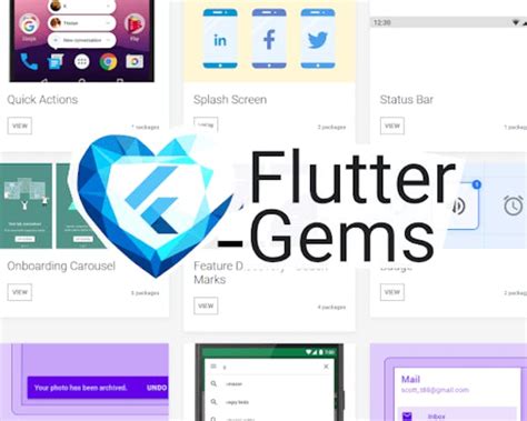 Flutter Gems - A Curated Package Guide - Functionally categorized useful & popular Flutter ...