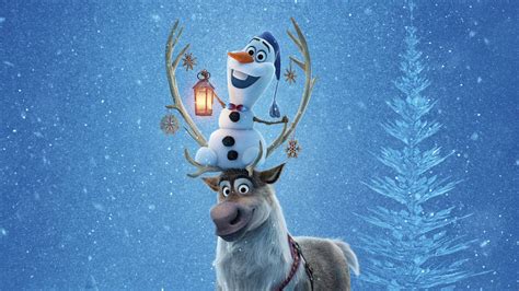 Desktop Wallpaper Olaf's Frozen Adventure, Animation Movie, Snowman, Reindeer, 4k, Hd Image ...