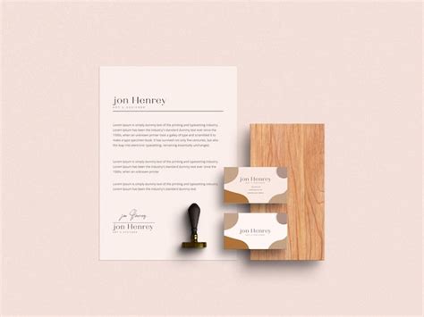 Premium PSD | Minimal Stationery Mockup