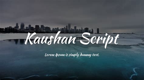 Kaushan Script Font Family : Download Free for Desktop & Webfont